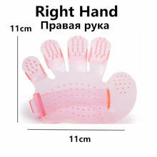 Load image into Gallery viewer, Hot Haustier Hund Katze Pflege Pinsel Handschuh Pet Haar Deshedding Kamm Pinsel Kätzchen Welpen Massage Waschen Pinsel Handschuh für Tier katze Hund
